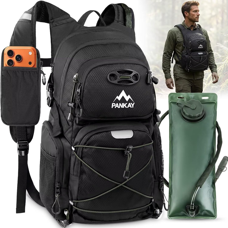 25L Hydration Backpack Hiking Water Bladder Lightweight Outdoor Cycling Running0