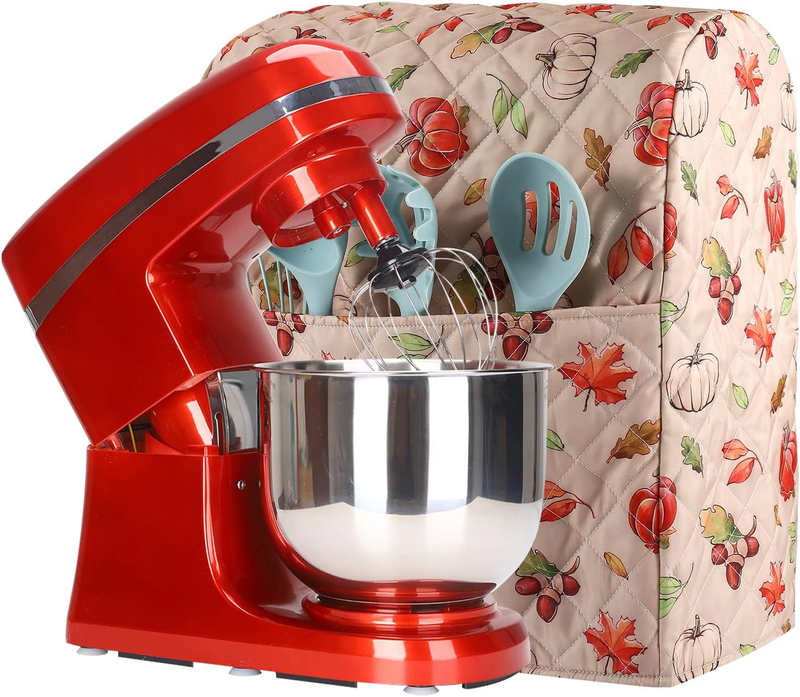 KitchenAid Stand Mixer Cover Maple Leaf Pumpkin Fall Decor 5 8 Qt9
