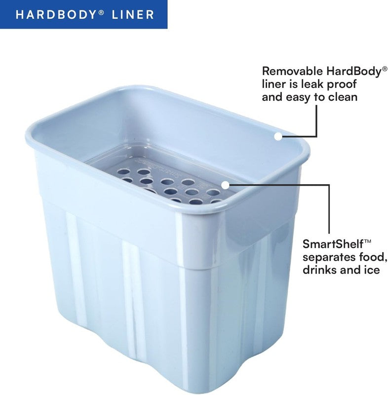 Deep Freeze Zipperless Hardbody Cooler with Insulation & Smartshelf8