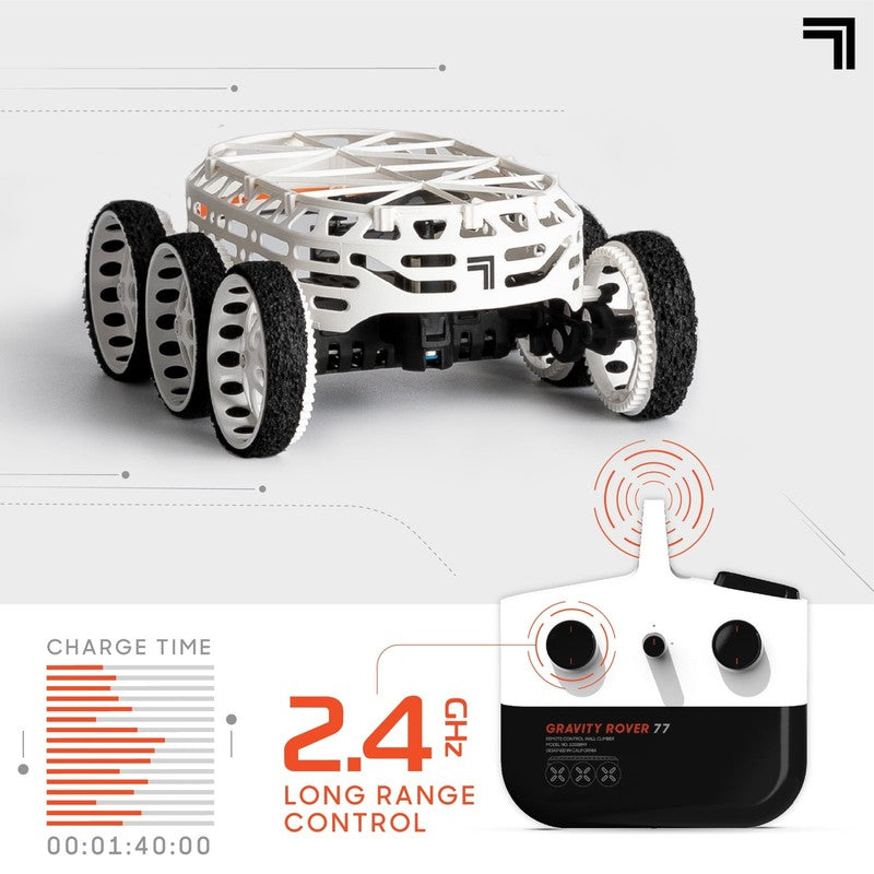  Remote Control Rover Antigravity Floor Wall-Ceiling Crawler, 2.4 Ghz Long Rang2