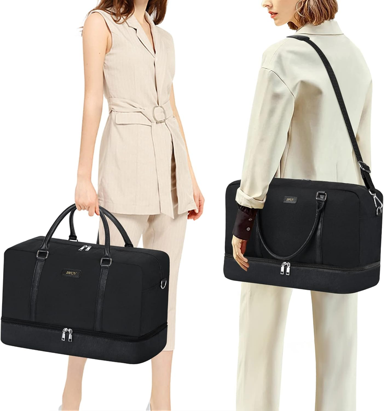Weekender Bags for Women Overnight Bags with Shoe Compartment 21" Duffle Travel 2
