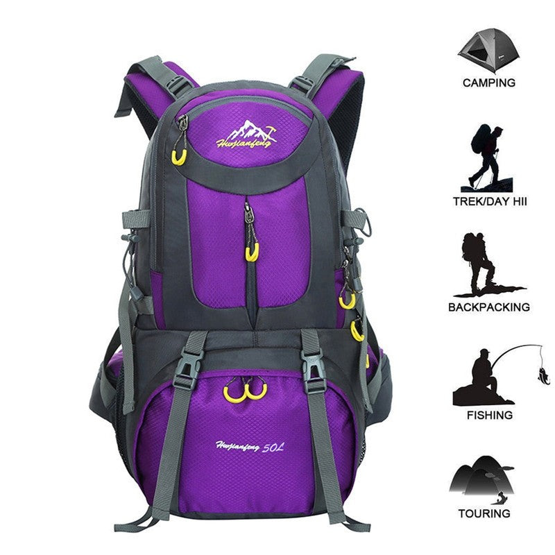 Hiking Backpack, Men Women Camping Backpack, Water Resistant Lightweight Outdoor3