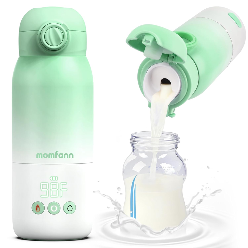 Portable Baby Bottle Warmer Dual Heat Breastmilk Water 12oz Green8
