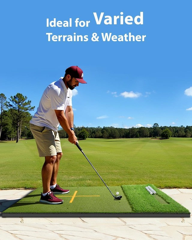 Golf Mat, 5.2X4Ft Putting Green Practice Hitting Mat for Indoor Outdoor, Artific5