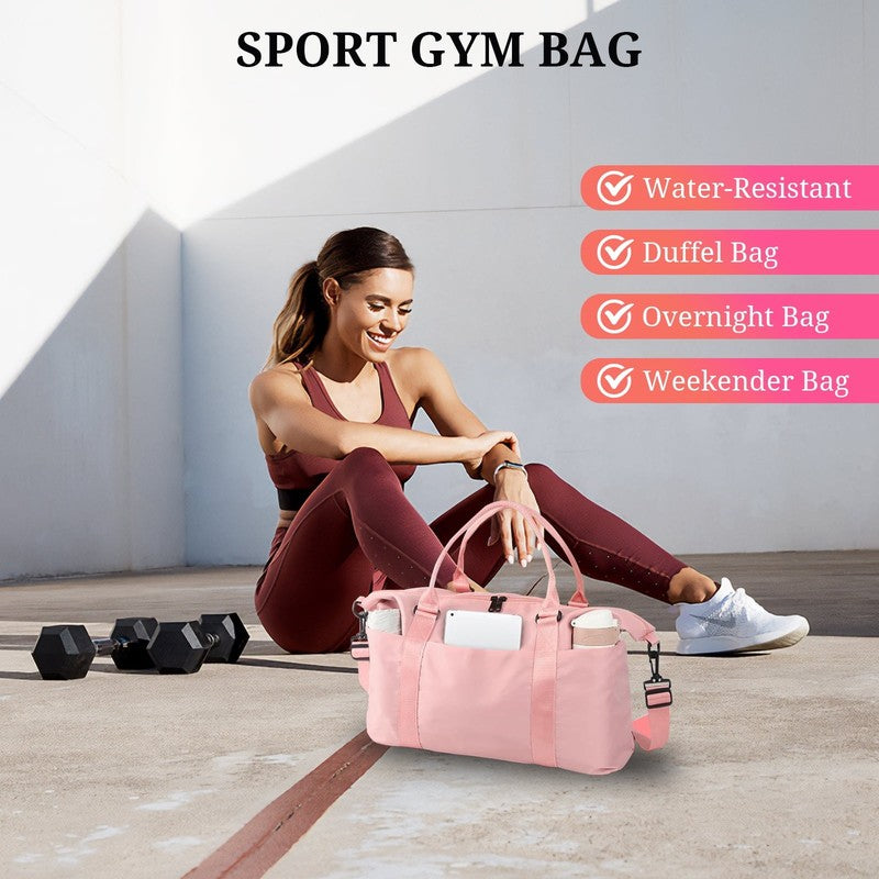 Travel Duffle Bag for Women Men - Foldable Weekend Bag with Wet Pocket, Gym Bag3