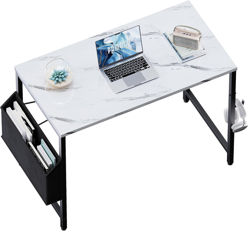 Compact 32" Computer Desk with Storage Bag & Headphone Hook for Home Office0