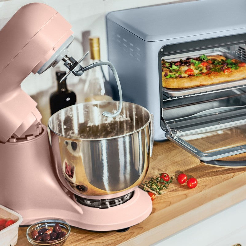 Beautiful 5.3 QT Stand Mixer w/ Flat Beater, Dough Hook by Drew Barrymore Rose3