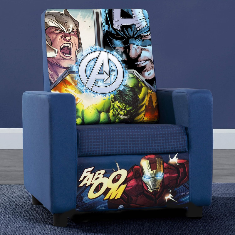 Marvel Avengers High Back Upholstered Chair Iron by1
