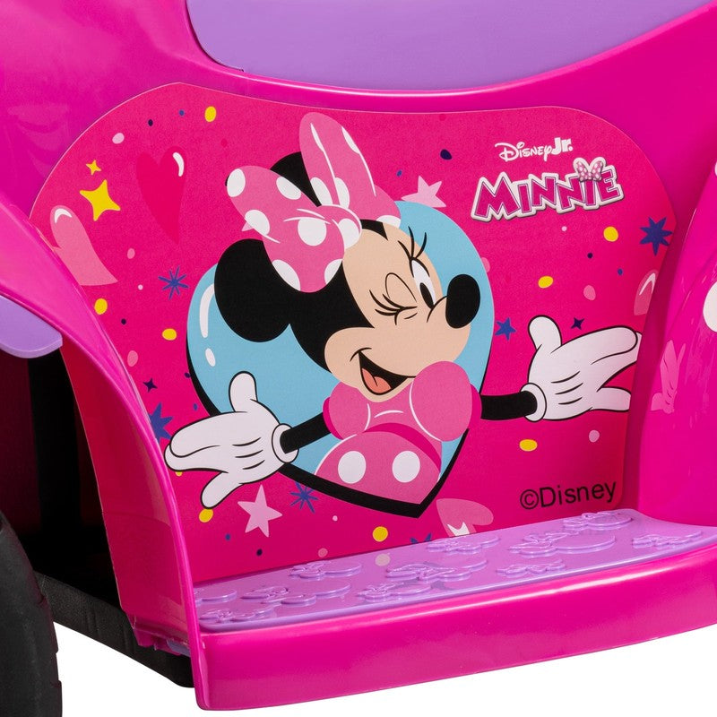 6V Disney Minnie Mouse Ride-On Quad for Toddlers Ages 1.5-3 Pink11