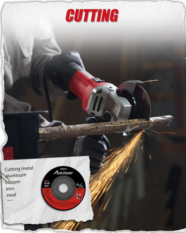 Angle Grinder, 7.5 Amp 4 1/2 Inch Electric Grinder Power Tools with Grinding and2