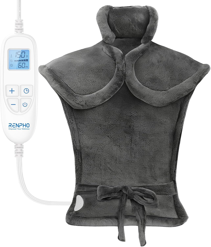 Electric Heating Pad for Back, Birthday Christmas Gifts for Women Men Mom Dad El0
