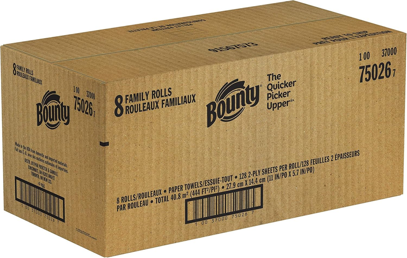 Quick Size Paper Towels White 8 Family Rolls Absorbent Kitchen Tissue11