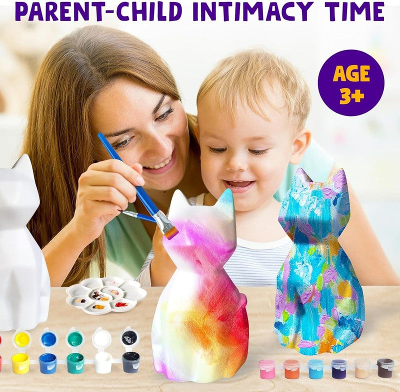DIY Cat Lamp Painting Kit - Fun Arts & Crafts for Kids Ages 3-124