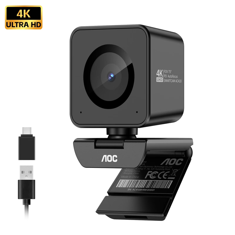 4K UHD Webcam USB Auto Focus Privacy Cover for PC Mac Laptop Zoom Teams10