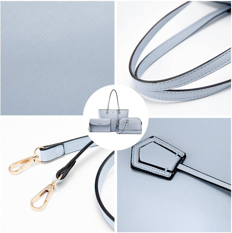 Women Fashion Purse Set Handbags Tote Shoulder Top Handle Satchel Bags7