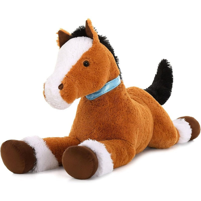 47" Giant Horse Stuffed Animal Large Stuffed Horse Plush Toy2