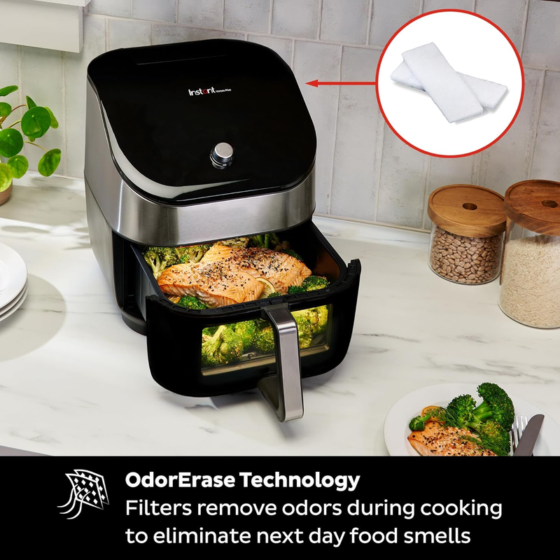 Vortex plus 6QT Air Fryer with Odor Erase Technology,6-In-1 Functions That Crisp4