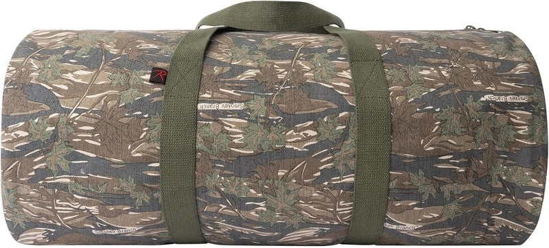 Heavy-Duty Canvas Shoulder Duffle Bag - Rugged Travel Gym Gear Equipment Bag4