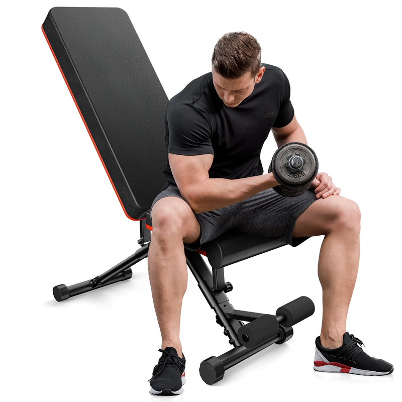Adjustable Weight Bench 795LB Foldable Home Gym Strength Training9
