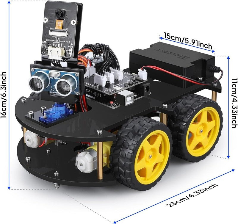 UNO R3 Smart Robot Car Kit V4 Arduino STEM Coding Toy for Kids Ages 8 161