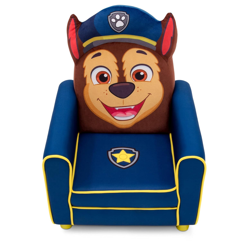 Figural Upholstered Kids Chair, Nick Jr. PAW Chase,Wood, Blue9