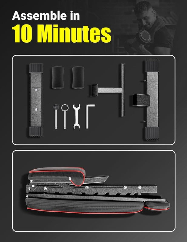 Adjustable Weight Bench 660LB Foldable Incline Decline Flat Bench Mat8