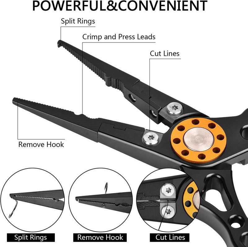 Upgraded Fish Lip Gripper Pliers - Multi-Function Tool for Fishing Enthusiasts2