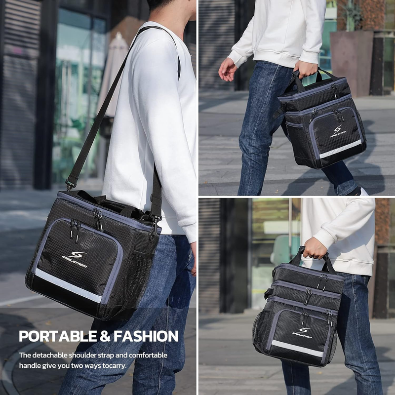 Insulated Lunch Bag Men Women Leakproof Cooler Lunch  Bag Portable Lunch Cooler4