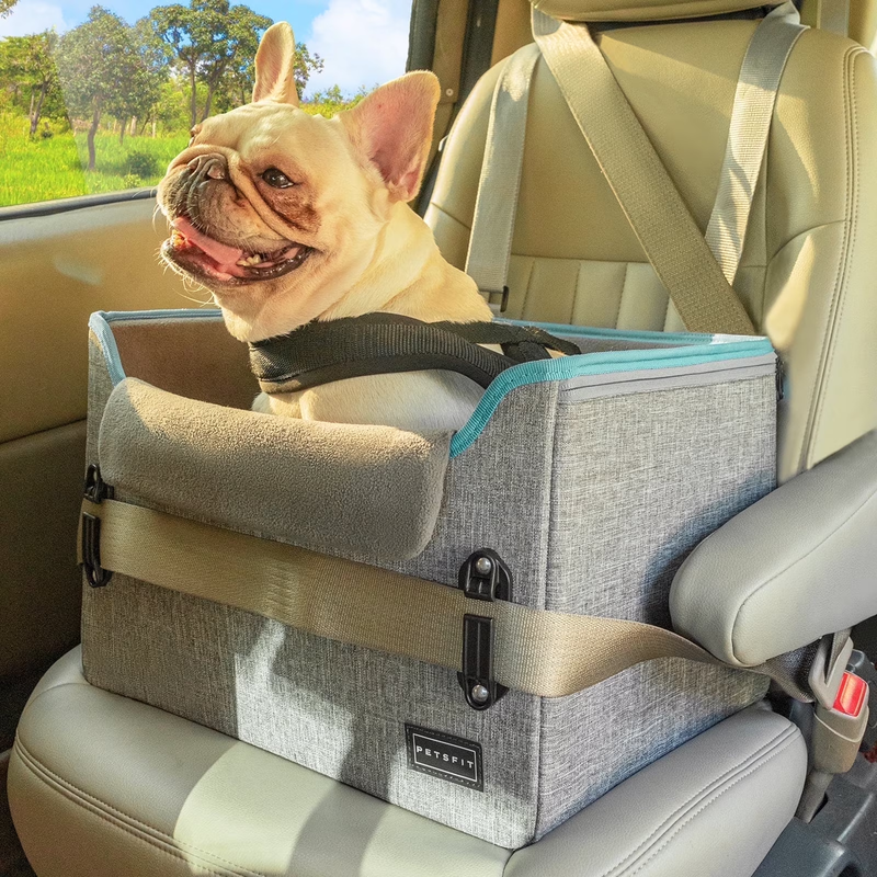 Dog Car Seats for Small Dogs, Portable Dog Booster Car Seat with Patent Safe Buc11