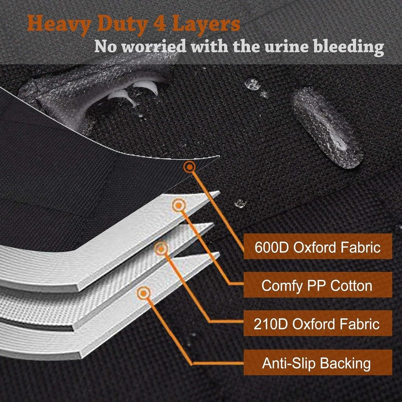 Waterproof Dog Car Seat Cover Back Seat, Nonslip Scratch Proof Durable for SUV6