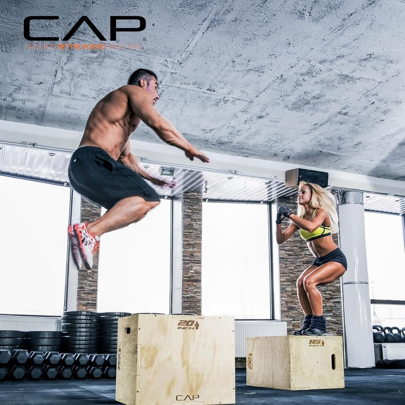3-In-1 Plyometric Wood Box 16in x 14in x 12in5
