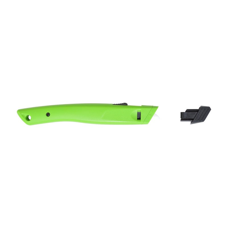 Full Size Auto Retractable Ceramic Utility Box Cutter, Plastic, Green, 1 Count8
