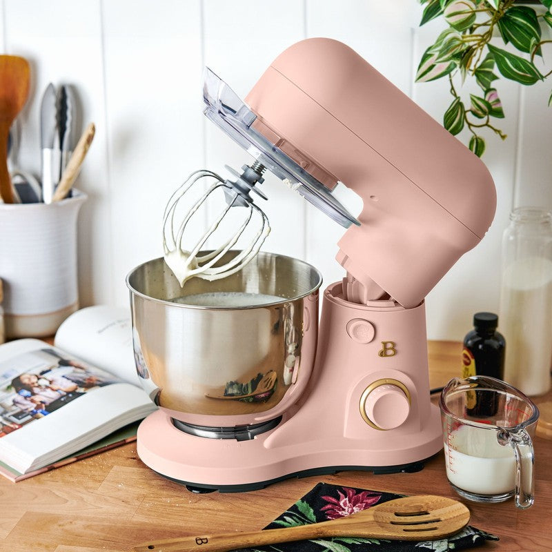 3.5 Qt Stand Mixer Lightweight Tilt Head Powerful Rose1
