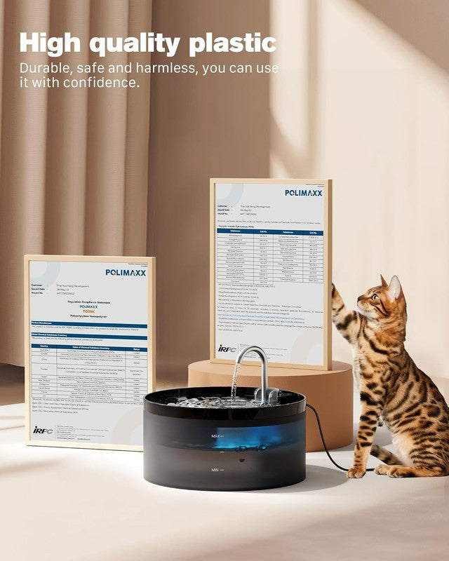 Cat Water Fountain 108Oz/3.2L, Super Quiet Pet Drinking Dispenser for Cats & Dog4