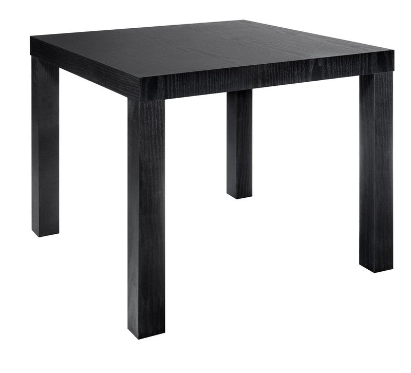 (4 Pack)  Parsons End Table, Black Oak4