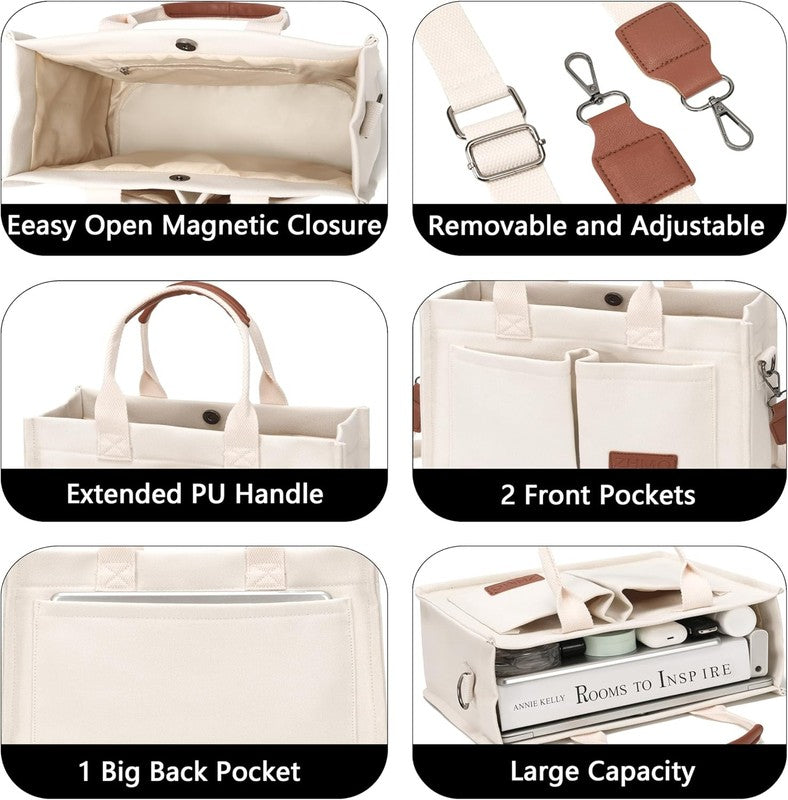 Canvas Tote Bag for Women,Women'S Bags Crossbody Bags Work Laptop Tote Bag Large4