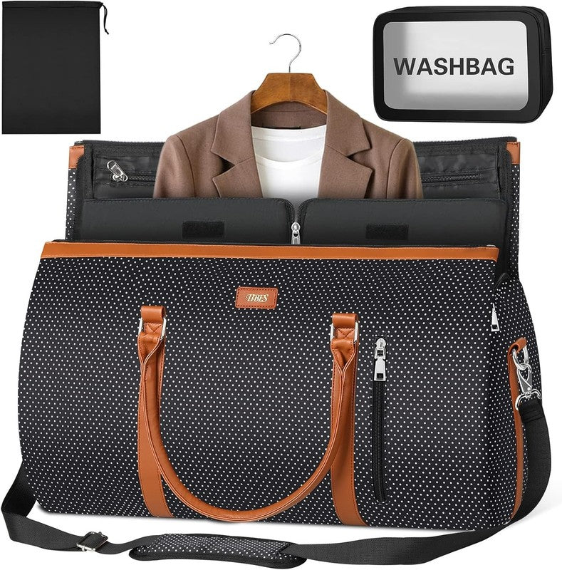 2in1 Garment Duffle Bag 3Pc Set Hanging Suit Travel Carry On7