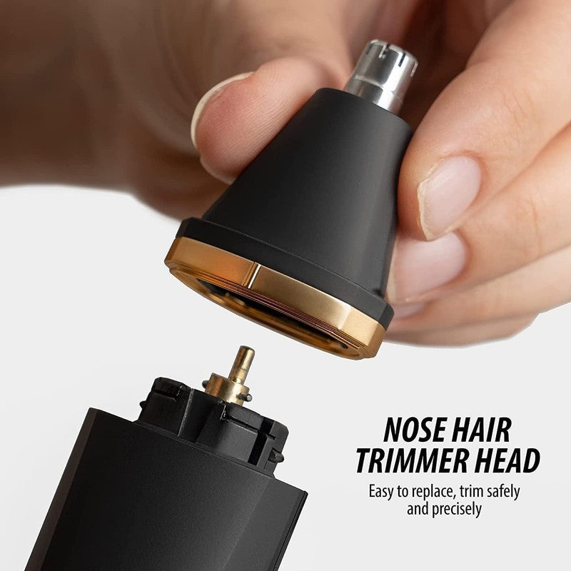 Rechargeable Waterproof Body Hair Trimmer for Men & Women - Black1