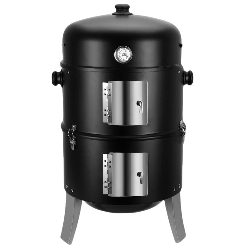 16 Inch BBQ Charcoal Grill, 6 in 1 Cooking Modes, Thermometer, Detachable Design10
