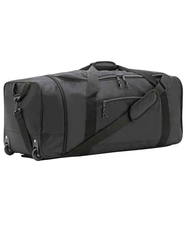 Rolling Duffel Bag 32" Large Travel Luggage Wheeled Black10
