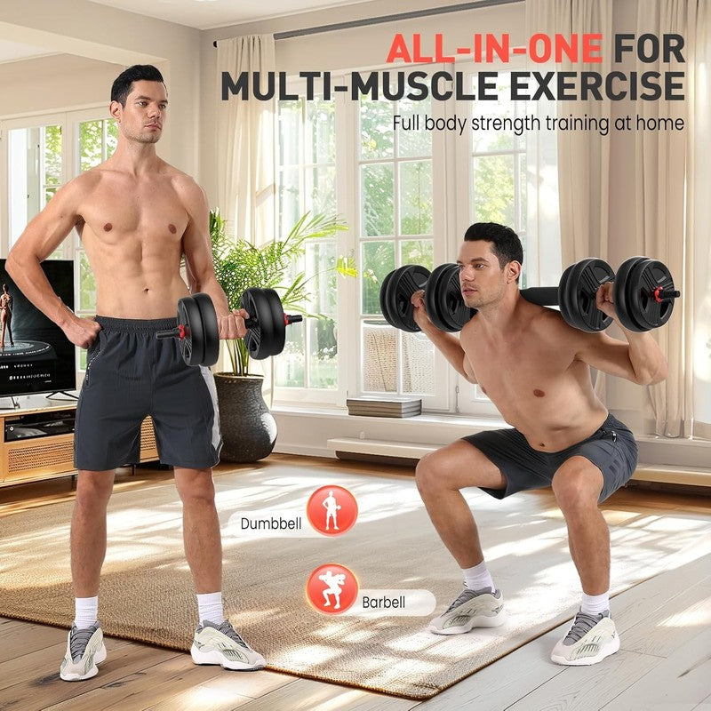 Versatile Adjustable Dumbbells Set 20Lbs for Home Gym - 2/3 in 1 Fitness1