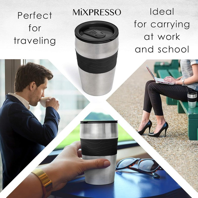 Single Serve Coffee Maker with 14Oz Travel Mug & Reusable Filter6