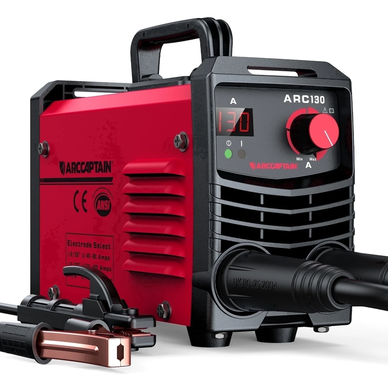 Portable Mini Stick Welder,130A MMA Welder Machine,110V IGBT Inverter Welding Ma10