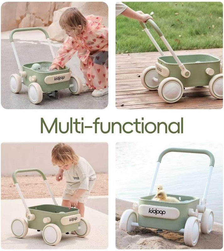 Toddler Push & Pull Wagon Walker 7mo 4yr Birthday Gift Blue4
