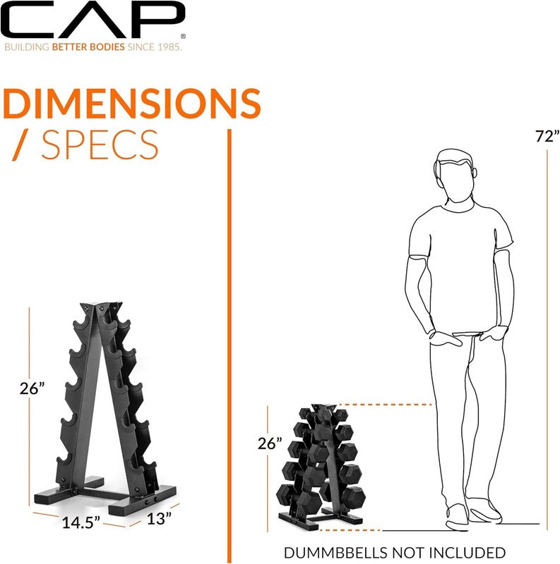 A-Frame Dumbbell Weight Rack | Color Series4
