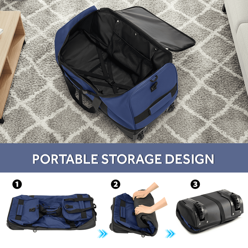 30in Rolling Duffle Bag Expandable 100-120L Waterproof Heavy Duty3