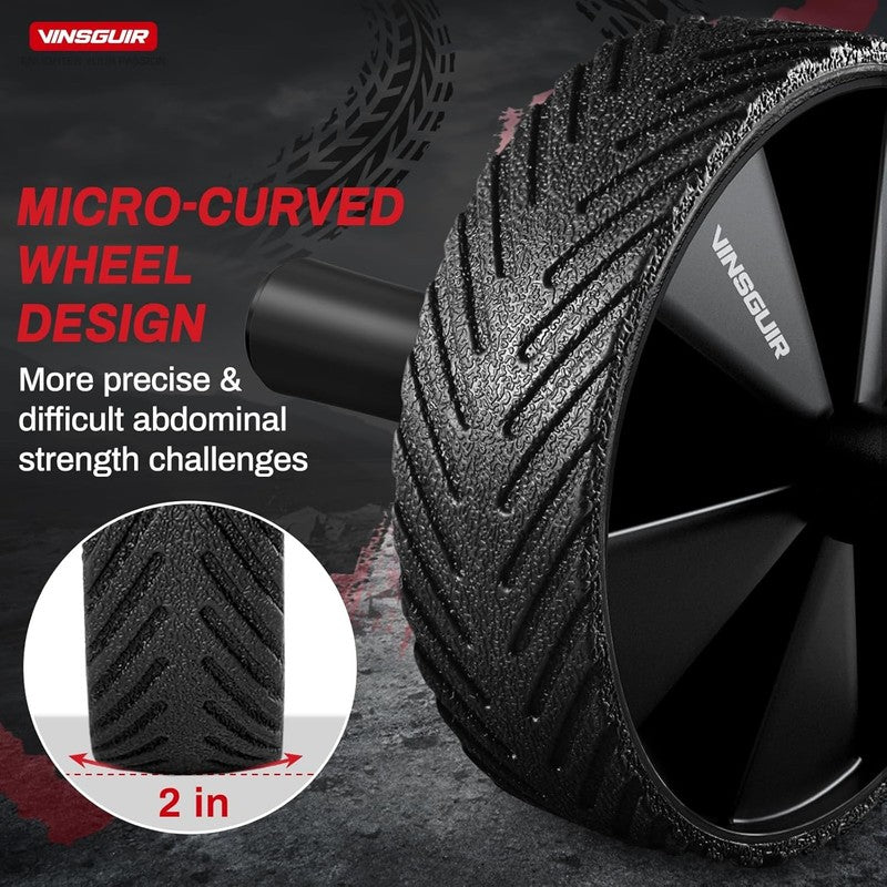 Ab Roller Wheel   Core & Ab Workout Equipment for Home Gym (Black)1