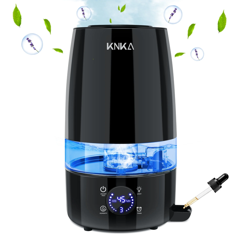 4.5L Humidifier Quiet Auto Humidity Control Oil Diffuser 40H Runtime Top Fill10