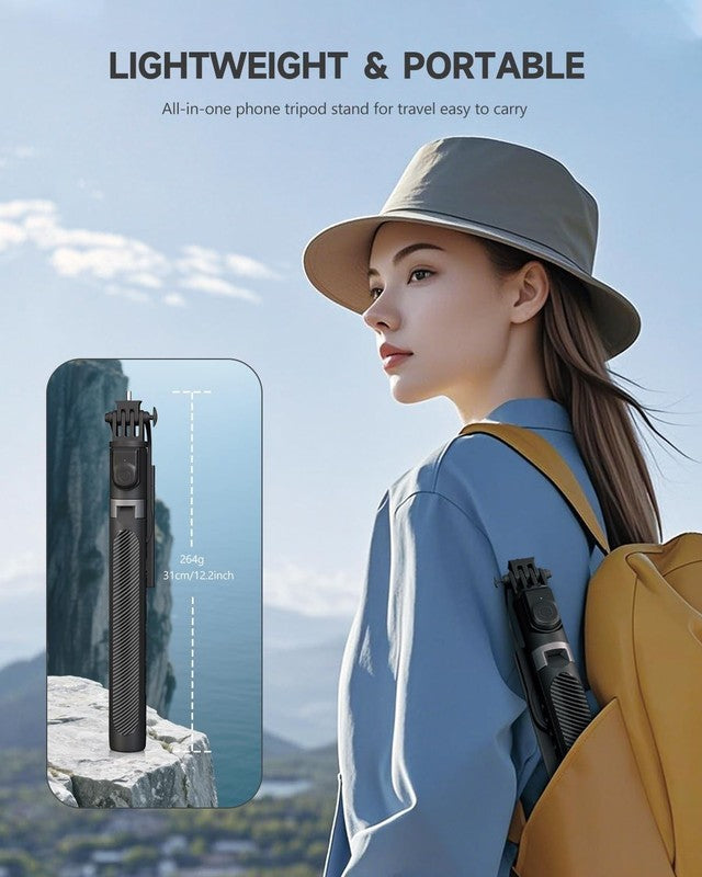 71'' Phone Tripod Selfie Stick Extendable Stand w Wireless Remote5