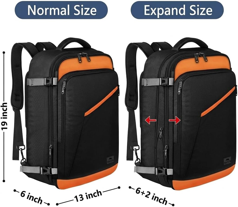 Carry On Backpack Airline Approved Expandable Travel Bag4